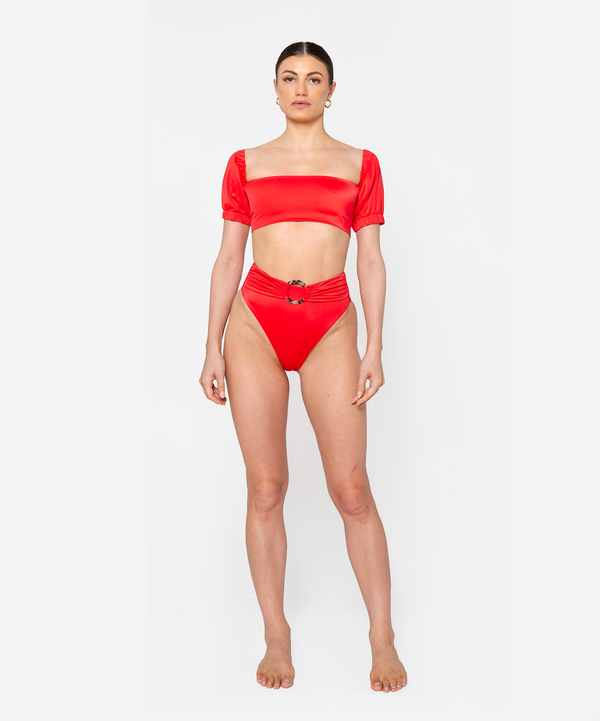 Belted Bottom | Red