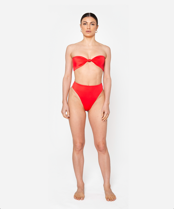 High Rise Bottom | Red